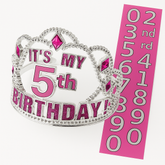 Customizable Birthday Tiara for Kids